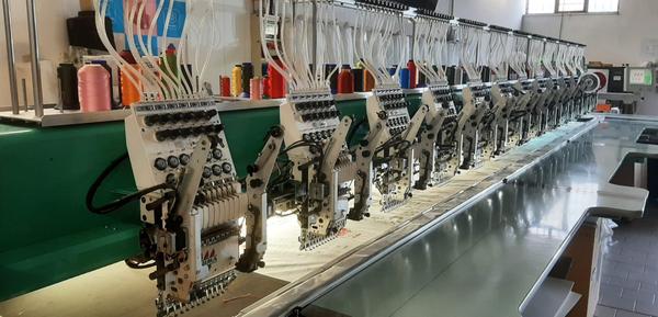 Multitesta Tajima Mod.TFGN 1212 + Paillettes destra e sinistra